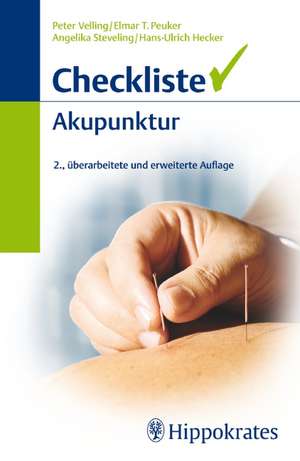 Checkliste Akupunktur de Peter Velling