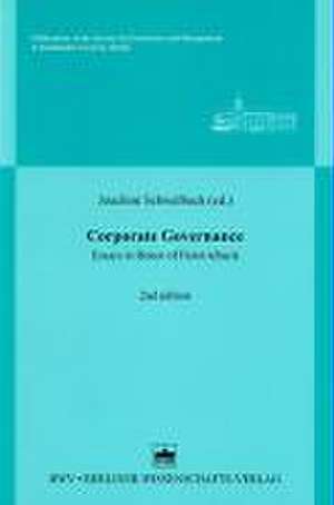 Corporate Governance de Joachim Schwalbach