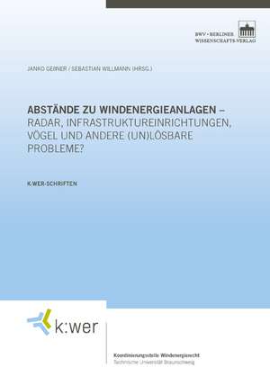 Abstände zu Windenergieanlagen