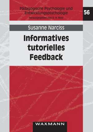 Informatives tutorielles Feedback de Susanne Narciss