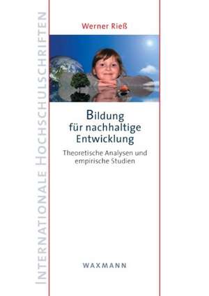 Bildung für nachhaltige Entwicklung de Werner Rieß