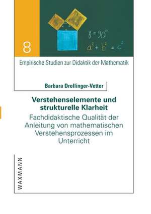 Verstehenselemente und strukturelle Klarheit de Barbara Drollinger-Vetter