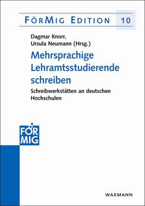 Mehrsprachige Lehramtsstudierende schreiben de Dagmar Knorr