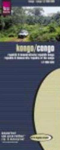 Reise Know-How Landkarte Kongo (1:2.000.000): Republik und Demokratische Republik Kongo