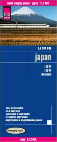 Reise Know-How Landkarte Japan 1 : 1.200.000 de Reise Know-How Verlag Peter Rump