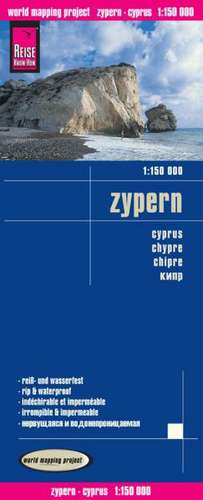 Reise Know-How Landkarte Zypern / Cyprus 1:150.000 de Reise Know-How Verlag Peter Rump