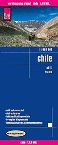 Reise Know-How Landkarte Chile 1 : 1.600.000 de Reise Know-How Verlag Peter Rump