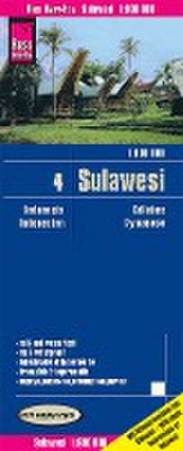 Reise Know-How Landkarte Sulawesi 1:800.000 - Indonesien 4 de Reise Know-How Verlag Peter Rump