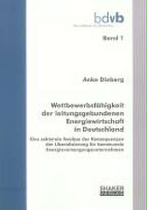 Wettbewerbsfähigkeit der leitungsgebundenen Energiewirtschaft in Deutschland de Anke Dieberg