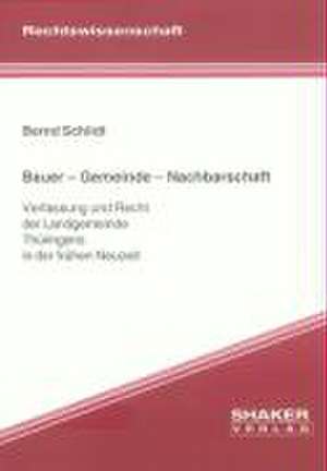 Bauer - Gemeinde - Nachbarschaft de Bernd Schildt