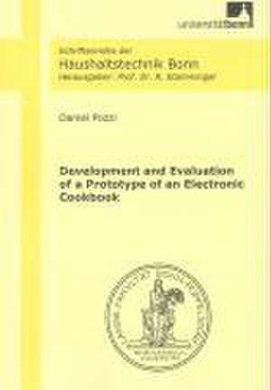 Development and Evaluation of a Prototype of an Electronic Cookbook de Daniel Pozzi