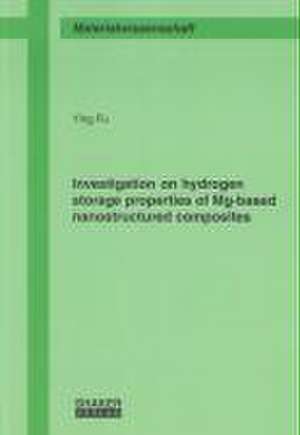 Investigation on hydrogen storage properties of Mg-based nanostructured composites de Ying Fu