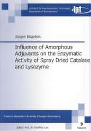 Influence of Amorphous Adjuvants on the Enzymatic Activity of Spray Dried Catalase and Lysozyme