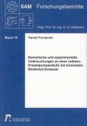 Numerische und experimentelle Untersuchungen an einer radialen Kreiselpumpenstufe mit minimalem Stufendurchmesser de Harald Roclawski