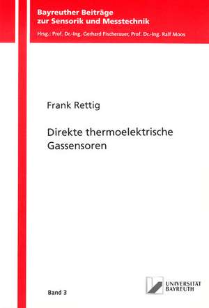 Direkte thermoelektrische Gassensoren de Frank Rettig