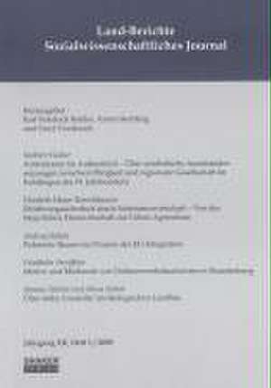 Land-Berichte. Sozialwissenschaftliches Journal de Karl F Bohler