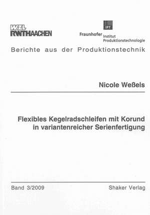 Flexibles Kegelradschleifen mit Korund in variantenreicher Serienfertigung de Nicole Wessels