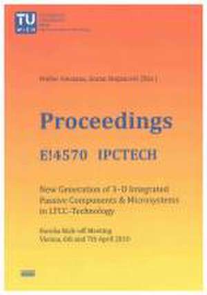 Proceedings E!4570 IPCTECH de Walter Smetana