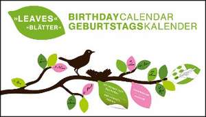 Blätter immerwährender Geburtagskalender de teNeues Calendars & Stationery GmbH & Co. KG