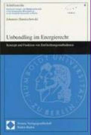 Unbundling im Energierecht. Dissertation de Johannes Dannischewski