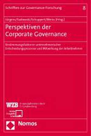 Perspektiven der Corporate Governance de Ulrich Jürgens