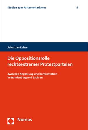 Die Oppositionsrolle rechtsextremer Protestparteien de Sebastian Rehse