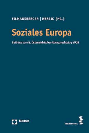 Soziales Europa de Thomas Eilmansberger