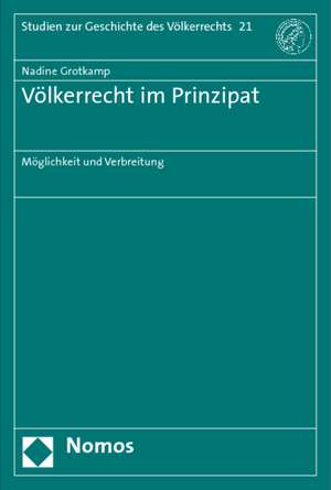 Völkerrecht im Prinzipat de Nadine Grotkamp