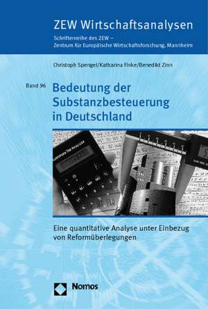 Bedeutung der Substanzbesteuerung in Deutschland de Christoph Spengel