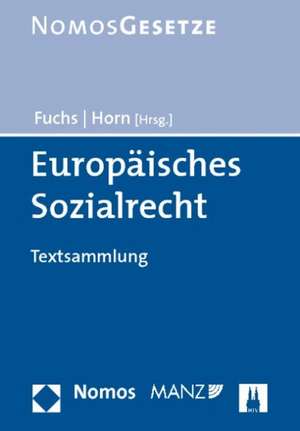 Europäisches Sozialrecht de Maximilian Fuchs