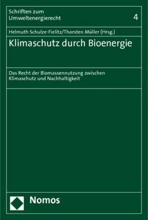 Klimaschutz durch Bioenergie de Helmuth Schulze-Fielitz