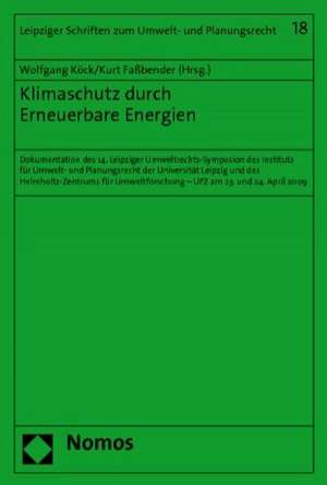 Klimaschutz durch Erneuerbare Energien de Wolfgang Köck