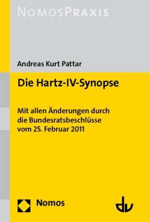 Die Hartz-IV-Synopse de Andreas Kurt Pattar