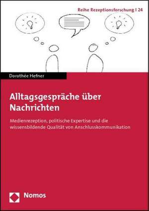 Alltagsgespräche über Nachrichten de Dorothée Hefner