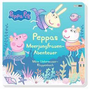 Peppa Pig: Peppas Meerjungfrauen-Abenteuer - Mein Unterwasser-Klappenbuch de Panini