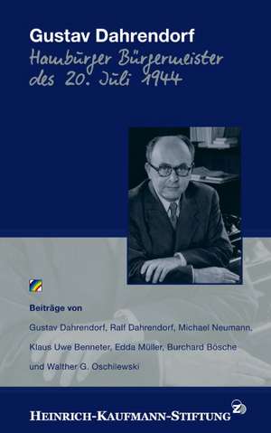 Gustav Dahrendorf de Heinrich-Kaufmann Stiftung des Zentralverbandes deutscher Konsumgenossenschaft e. V.