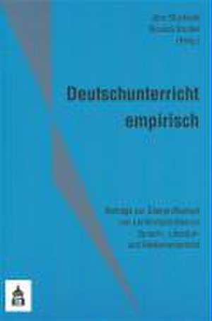 Deutschunterricht empirisch de Jörn Stückrath