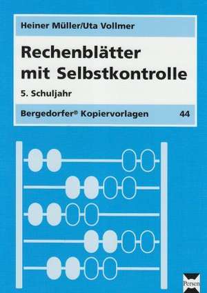 Rechenblätter mit Selbstkontrolle - 5. Klasse de Heiner Müller