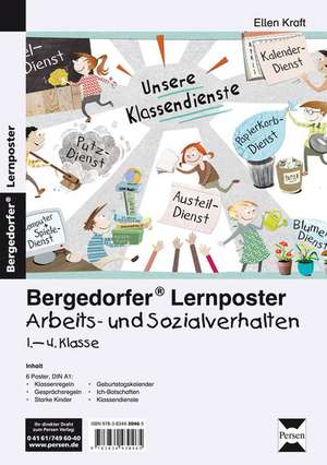 Lernposter Arbeits- und Sozialverhalten 1.-4. Kl. de Ellen Kraft