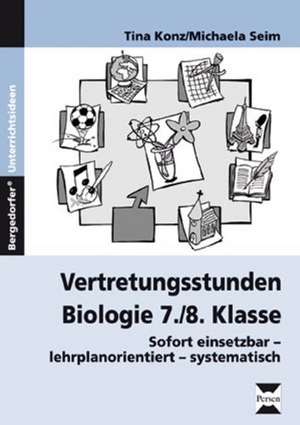 Vertretungsstunden Biologie. 7. und 8. Klasse de Corinna Grün