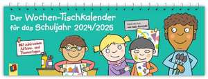 Der Wochen-Tischkalender für das Schuljahr 2024/2025 de Anja Boretzki