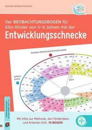 Der Beobachtungsbogen für Kita-Kinder von 3-6 Jahren mit der Entwicklungsschnecke de Kornelia Schlaaf-Kirschner