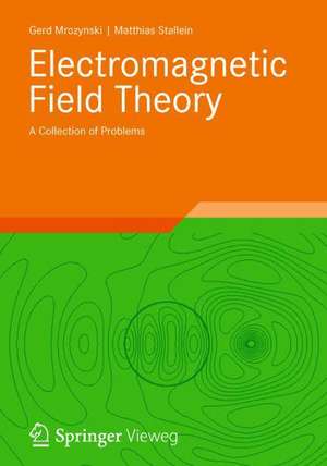 Electromagnetic Field Theory: A Collection of Problems de Gerd Mrozynski