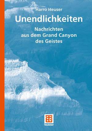 Unendlichkeiten: Nachrichten aus dem Grand Canyon des Geistes de Harro Heuser