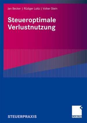 Steueroptimale Verlustnutzung de Jan Becker