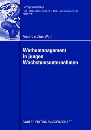 Werbemanagement in jungen Wachstumsunternehmen: Eine Analyse des Einflusses der Werbeplanung und -kontrolle auf den Erfolg junger Wachstumsunternehmen unter Berücksichtigung der Unternehmensentwicklung de Caroline Wolff