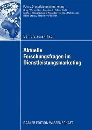 Aktuelle Forschungsfragen im Dienstleistungsmarketing de Christoph Bayer