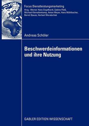 Beschwerdeinformationen und Ihre Nutzung de Andreas Schöler