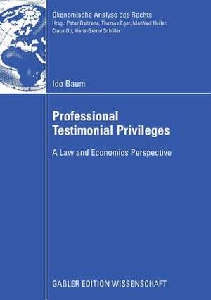 Professional Testimonial Privileges: A Law and Economics Perspective de Lev Eppelbaum