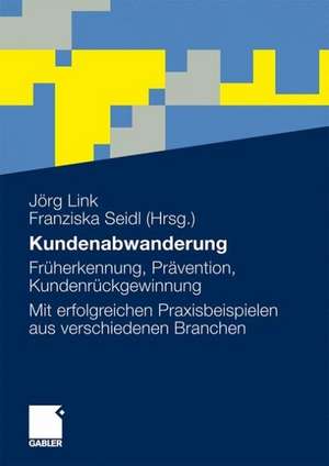 Kundenabwanderung: Früherkennung, Prävention, Kundenrückgewinnung. Mit erfolgreichen Praxisbeispielen aus verschiedenen Branchen de Jörg Link